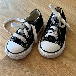 Classic Black and White Baby converse
